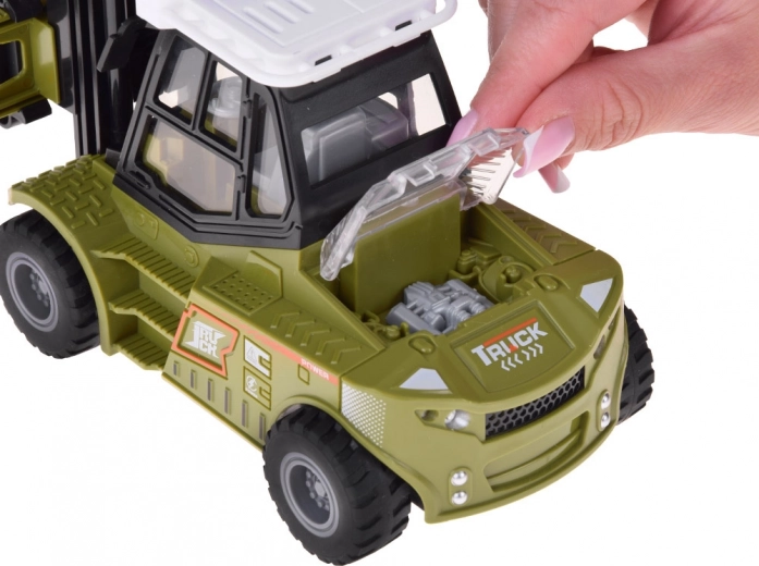 Otvoriv prostor za pohranu i gumeni kotači