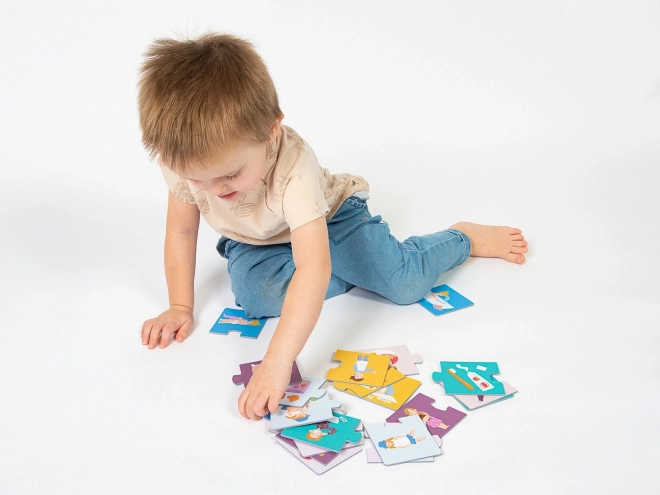 KukiKuk 80042 Veeeeeliké puzzle trio Moj dan