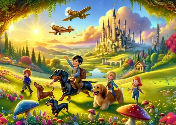 Puzzle Slatki Dvorski Posjet 200 dijelova