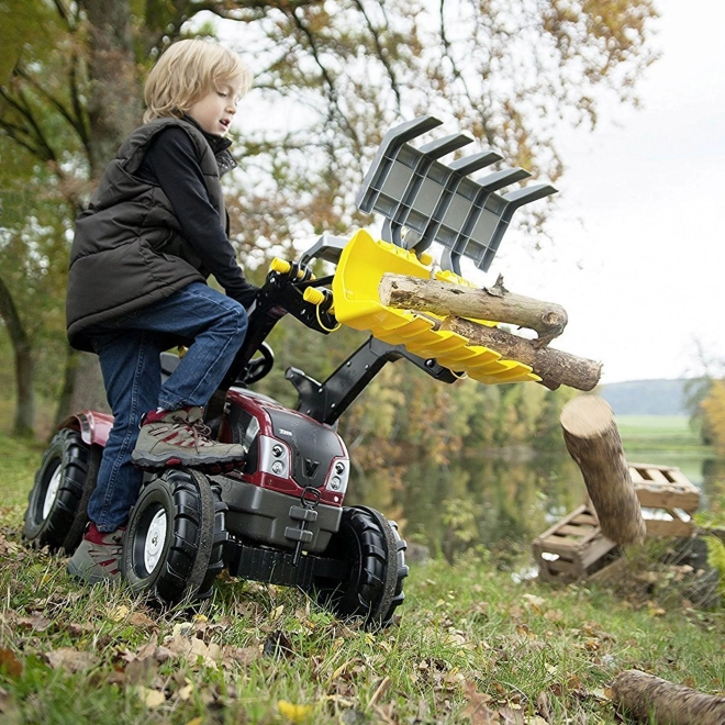 Lopata za traktor s rukohvatom za utovar drva