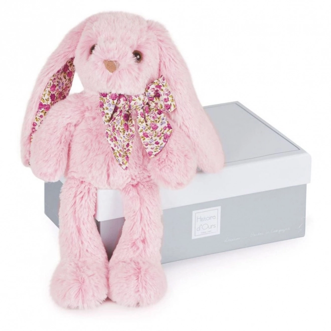 Doudou Histoire d'Ours Mekana igračka ružičasti zeko 25 cm