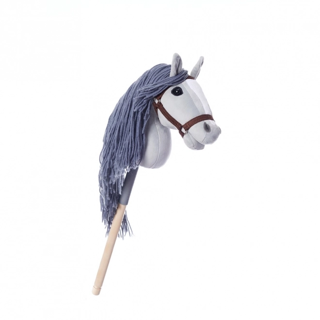 HOPPIHORSE konj na štapu hobi konj veličina A4 sivi