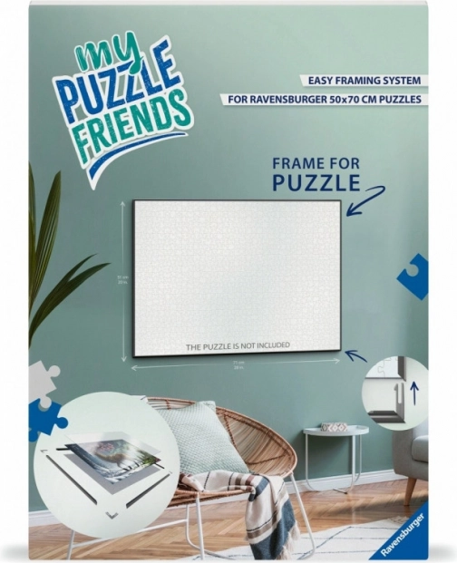 Crni okvir za puzzle 70x50 cm od Ravensburgera