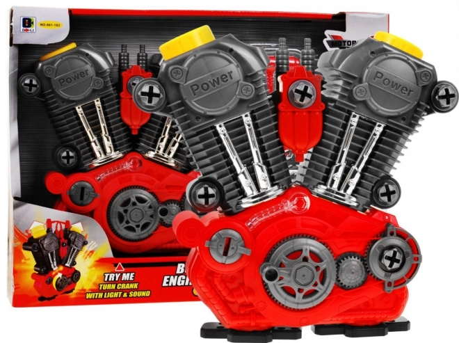 Dječji set za mehaničare - motor na šarafljenje