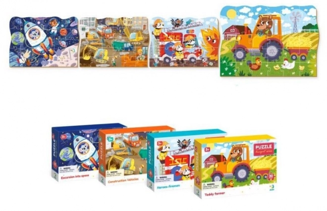 DODO Puzzle Prijevoz: Izlet u svemir 30 komada