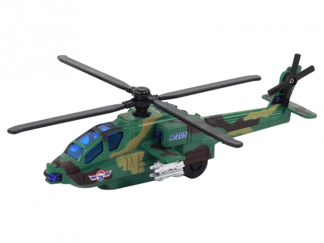 Vojni helikopter Vojni helikopter Aluminijska smjesa Zvuk i svjetlo