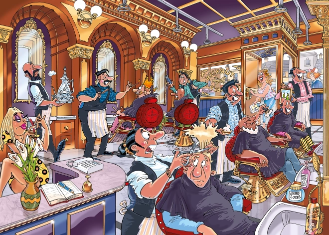Puzzle Jumbo Wasgij Mystery 27: Temeljito Brijanje 1000 Komada