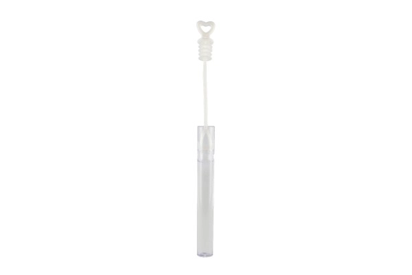Mini puhalica za balone 5 ml gel bijeli vjenčani 10,5cm