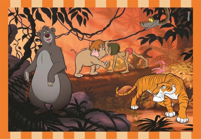 Puzzle 4u1 Super Color Disney Classic