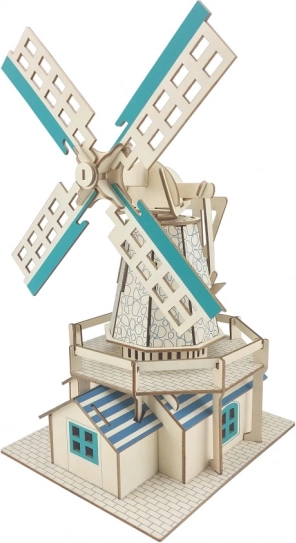 Drvene 3D puzzle nizozemski vjetrenjača WOODCRAFT
