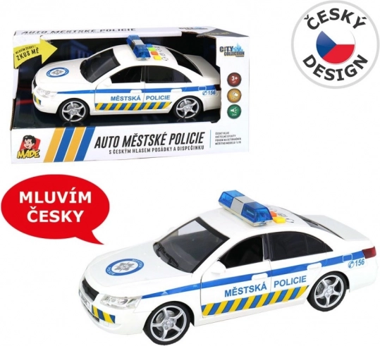 Gradski policijski automobil s hrvatskim glasom i rotirkom