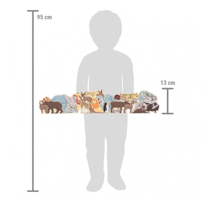 Small Foot Životinjske puzzle slova
