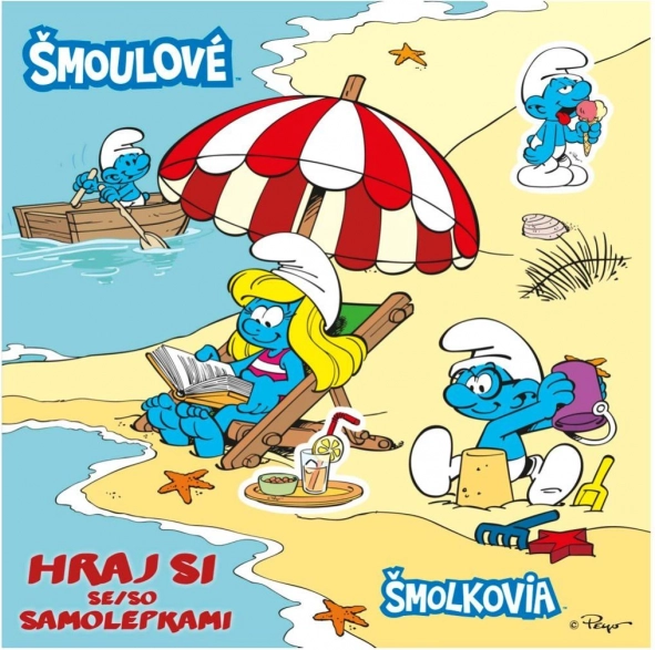 Album sa samoljepljivim sličicama Štrumpfovi - Igraj se sa sličicama