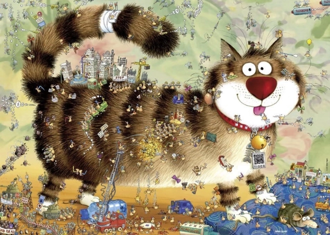 Heye puzzle Mačji život 1000 dijelova