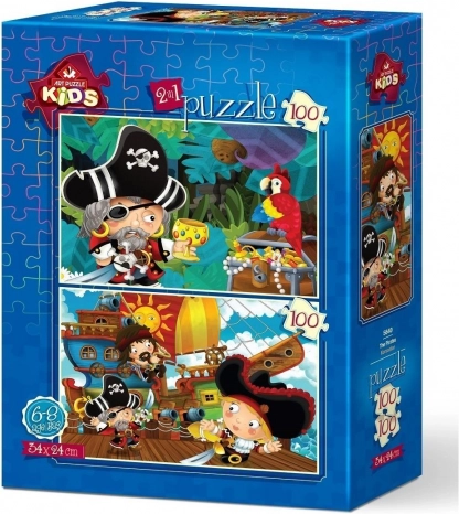 Slagalica pirati 2×100 dijelova