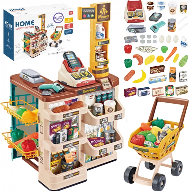 Supermarket s kolicima i dodacima Woopie