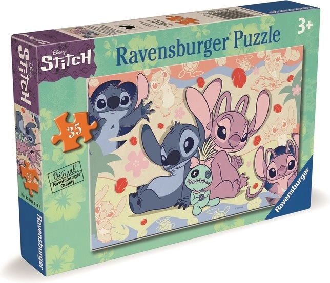Ravensburger puzzle Disney Stitch s Angelom 35 komada