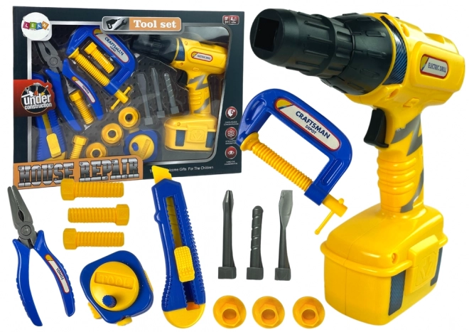 Set bušilica za male majstore s baterijama