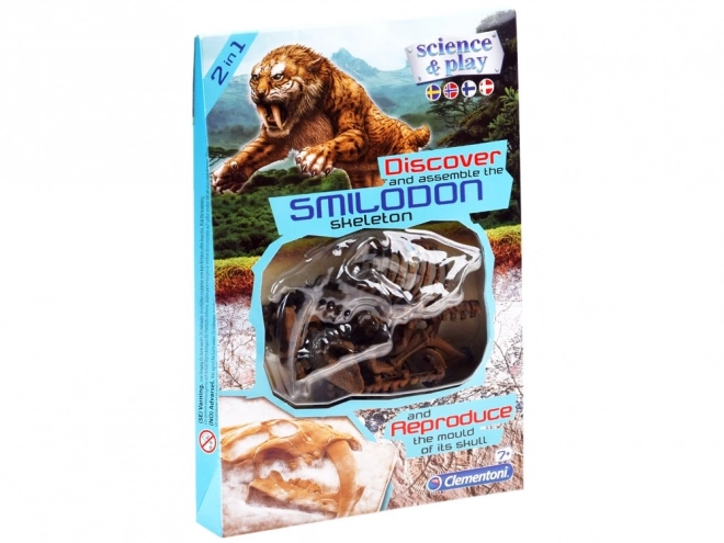 Clementoni Smilodon - Sklopiva Kostur Mačkolikog Tigra