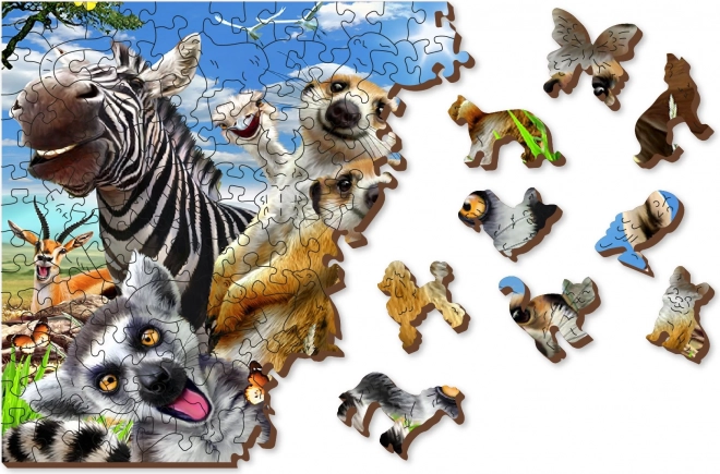 Wooden City drvene puzzle Dobrodošli u Afriku 505 dijelova