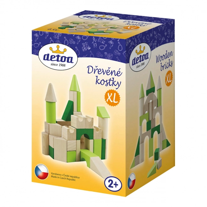Detoa Drvene kocke XL 45 dijelova
