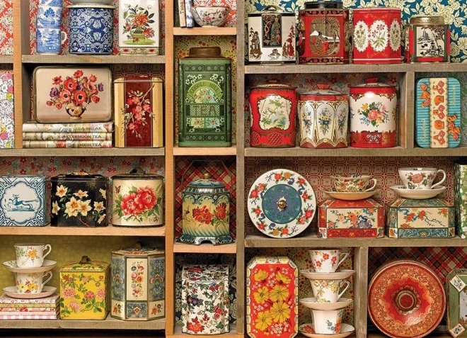 Cobble Hill puzzle Vintage limenke za čaj 1000 dijelova