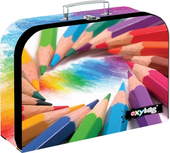 Dječji laminirani kofer Pastelke 34 cm