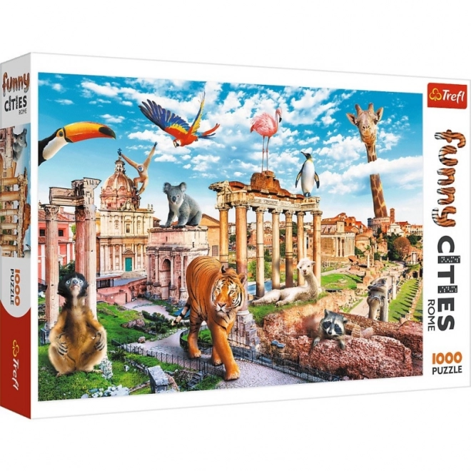 Puzzle Čudnovati gradovi - Divlji Rim 1000 dijelova