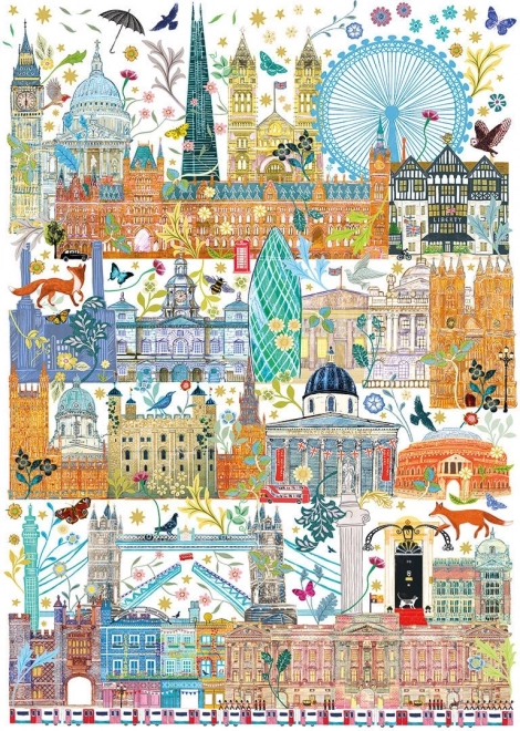 GIBSONS Puzzle Londonski panoramski pogled 1000 dijelova