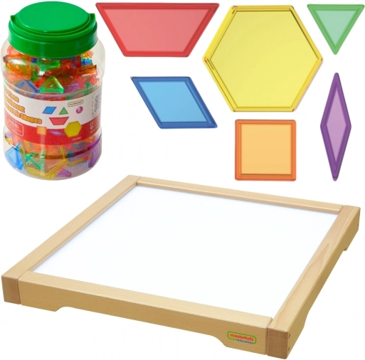 Masterkidz LED senzorna kutija s panelom Montessori Mozaik 140 dijelova