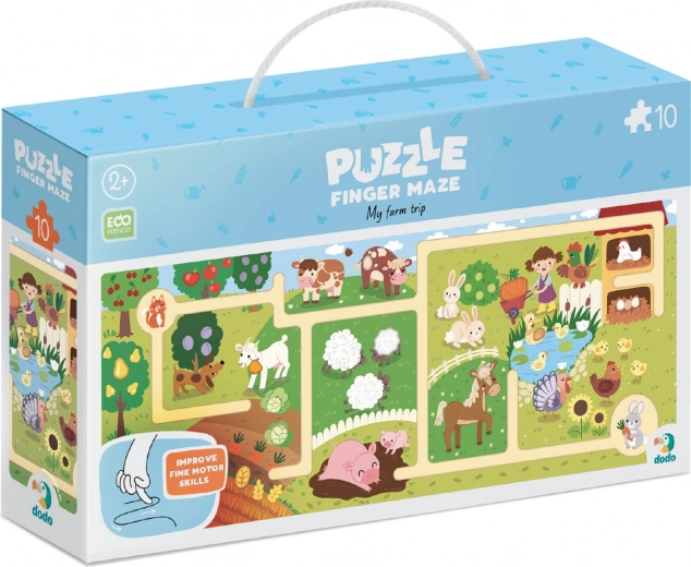 DODO Puzzle Labirint Moja Farma 10 dijelova
