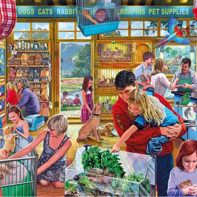 Puzzle Pahuljasti prijatelji 500 dijelova
