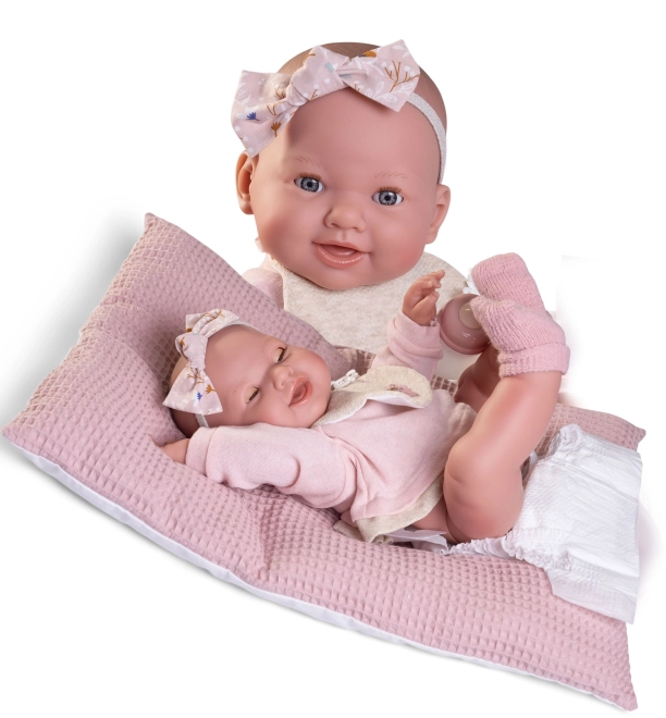 Antonio Juan 50414 MIA - trepćuća i piškajuća realistično izrađena lutka beba sa cijelovinilnim tijelom - 42 cm