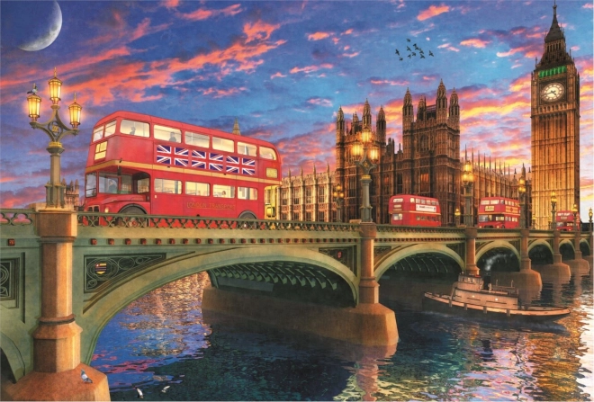 TREFL Wood Craft Origin puzzle Westminsterska palača s Big Benom 501 komad