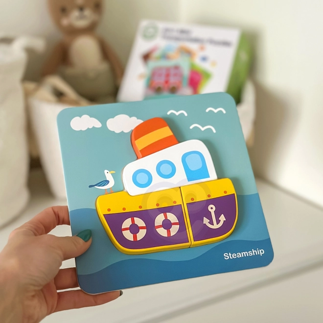 Woopie drvene puzzle vozila Montessori FSC