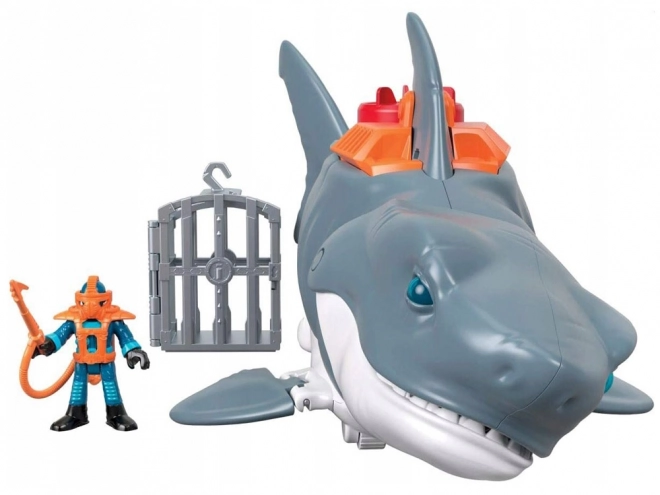 Mega napadajući morski pas Imaginext s pokretnom čeljusti
