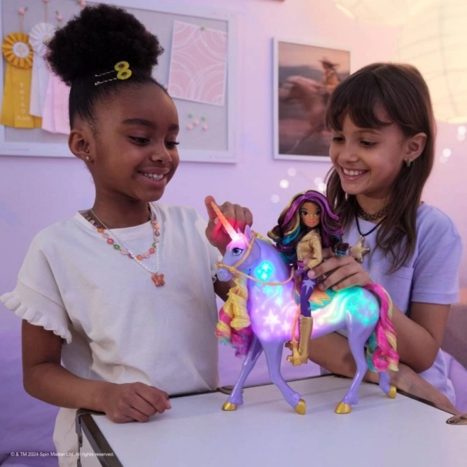 UNICORN AKADEMIJA SVJETLEĆI JEDNOROG WILDSTAR S LUTKOM SOPHIA 24cm