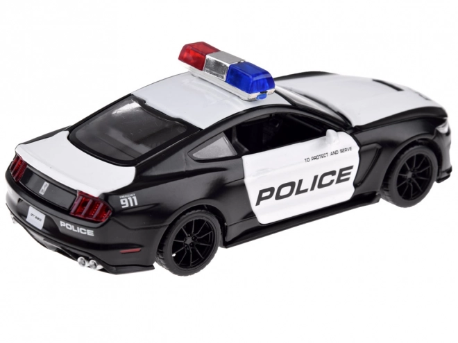 Metalni policijski auto Ford Shelby GT350 u mjerilu 1:32 s efektima svjetlosnih signala