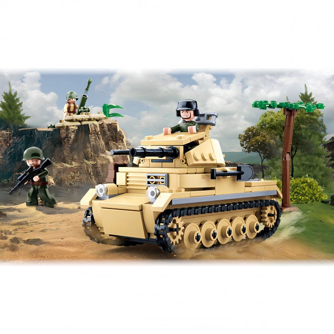 Sluban WWII M38-B0691 Njemački tenk Panzer II