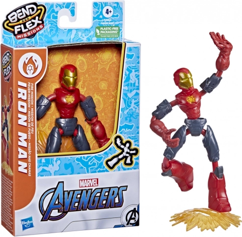 Avengers Bend and Flex savitljiva akcijska figurica 15 cm