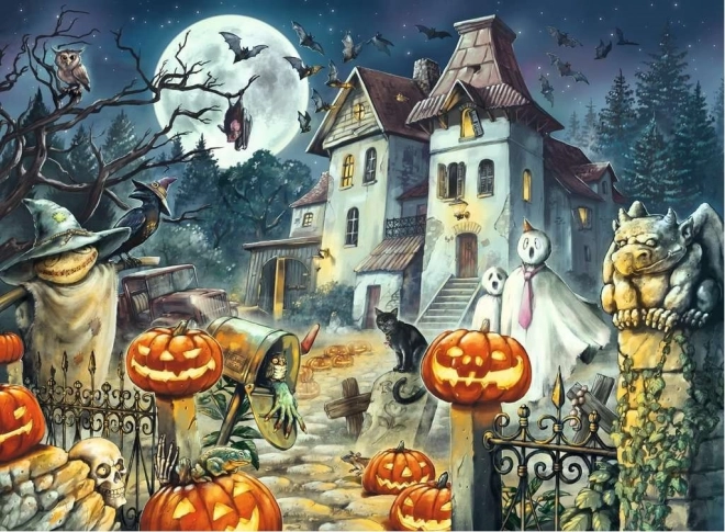 Puzzle Halloween kuća 300 dijelova Ravensburger