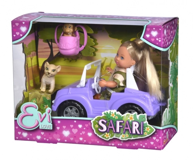 Lutka Evička Safari s autom