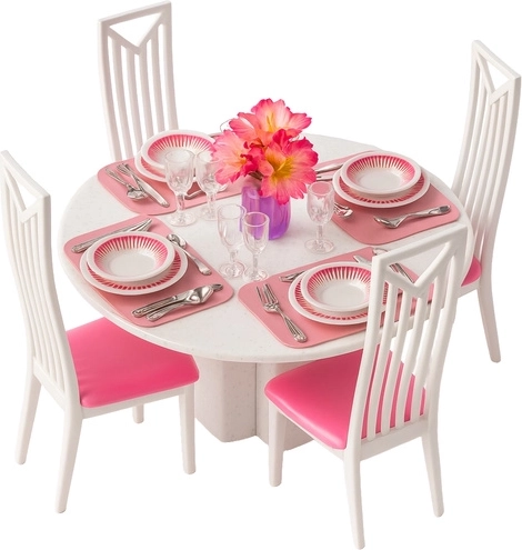 Kompletna blagovaonica za 4 lutke