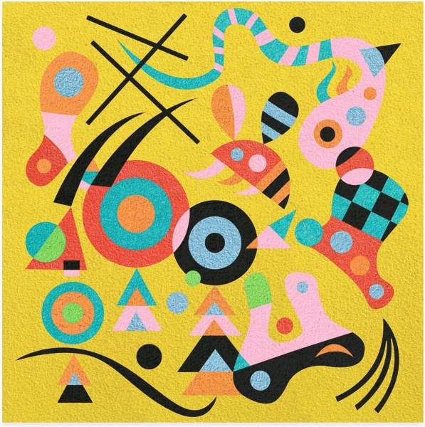 Kreativni set inspiriran Wassily Kandinskym