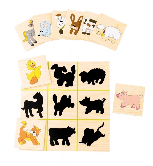 Sklop puzzle pronađi sjenu