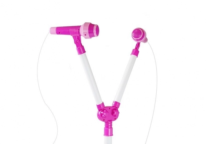 Dvostruki mikrofon Glazbena svjetla MP3 diode Stalak
