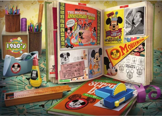 Ravensburger puzzle Disney Mickey – 60. obljetnica, 1000 dijelova