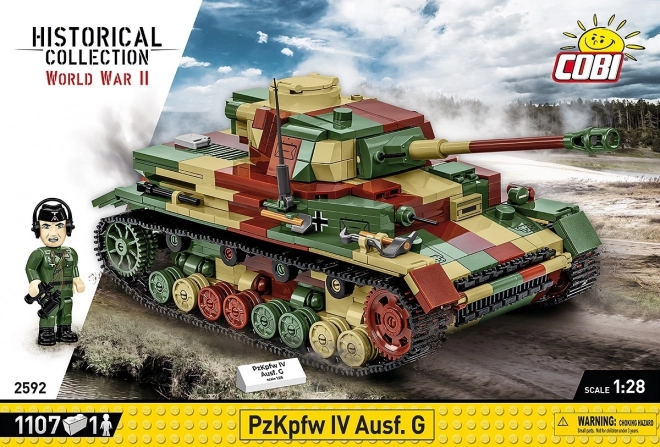 Kockice WWII Panzerkampfwagen IV Ausf. G od 1107 dijelova