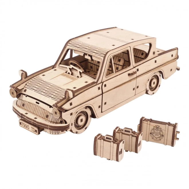 Ugears 3D drvene mehaničke puzzle Harry Potter Leteći Ford Anglia