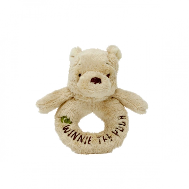Rainbow plišano zvečkalo Winnie Pooh